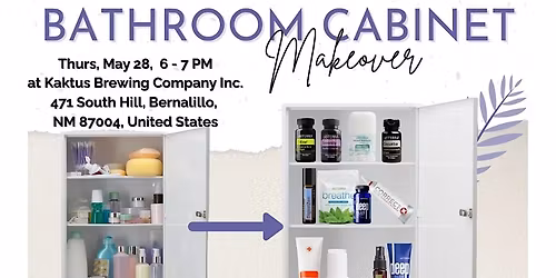 5\/28 BATHROOM CABINET NATURAL MAKEOVER