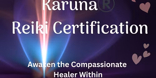 Karuna Reiki Master Certification