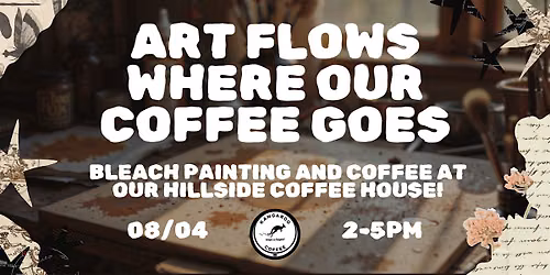 Bleach Painting w\/ Kangaroo Coffee