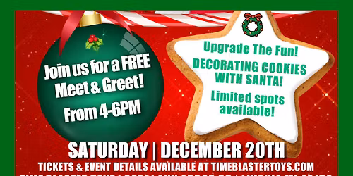 Decorate Cookies with Santa Claus