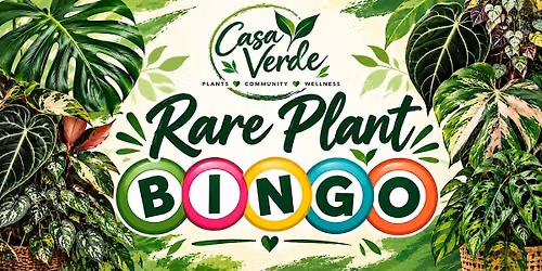 Rare Plant BINGO at Columbus Grill