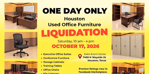 Houston Office Furniture Liquidation Sale