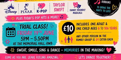 Confi-Pop (Family dance fitness) Trial session