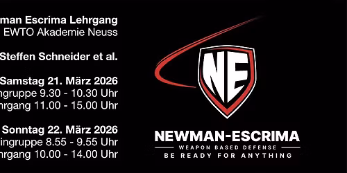 Newman Escrima Lehrgang mit Meister Steffen