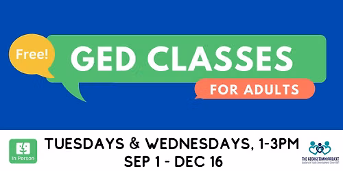 IN PERSON: GED Preparation Class
