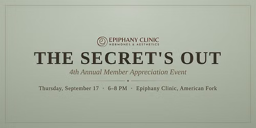 4th Annual Member's Appreciation Event: The Secret's Out