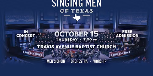 Singing Men of Texas - October 2026 Concert