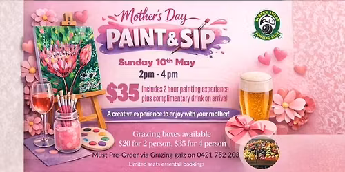 Mothers Day PAINT & SIP 
