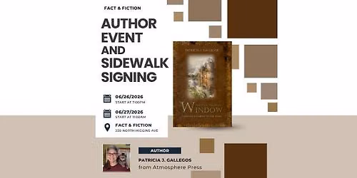 Patricia Gallegos Reading and Signing
