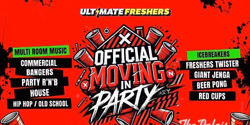 Official Move In Party\ud83e\udd64 @ The Palais \u26a0\ufe0f 80% SOLD OUT \u26a0\ufe0f UK'S BIGGEST FRAT PARTY