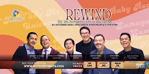 Rewind; The 70s Superband Live in Singapore (Concert)
