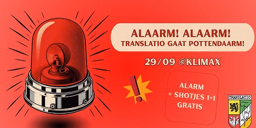 Alaarm alaarm! Translatio gaat pottendaarm!
