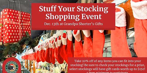Stuff Your Stocking Shopping Event