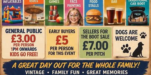 Vintage Family Funday & Carboot 