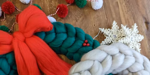 Knitted Christmas Wreath Workshop