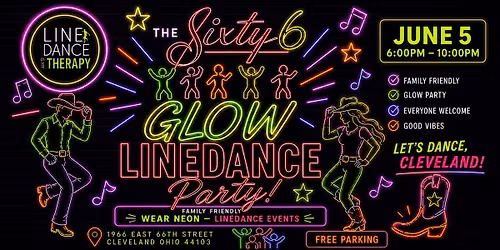 Glow Line Dance Party at The Sixty6