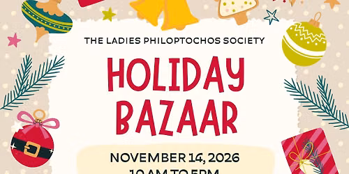 Philoptochos Holiday Bazaar