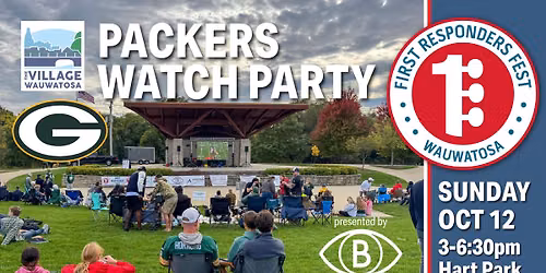 First Responders Fest \u2014 Packers Community Watch Party, presented by Be Spectacled