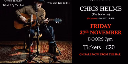 CHRIS HELME plus support
