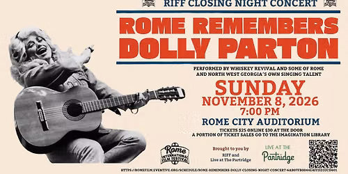 Rome Remembers Dolly \u2014 RIFF Closing Night Concert