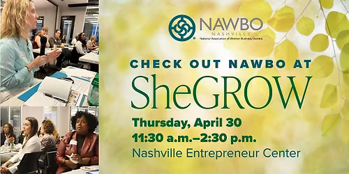 SheGrow | A Nashville NAWBO Luncheon in Partnership with EO Catalyst