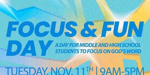 Student Focus & Fun Day