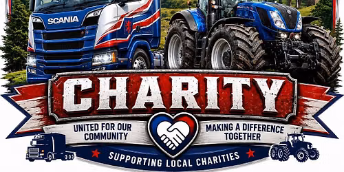 Lanarkshire truck and tractor Christmas light run 