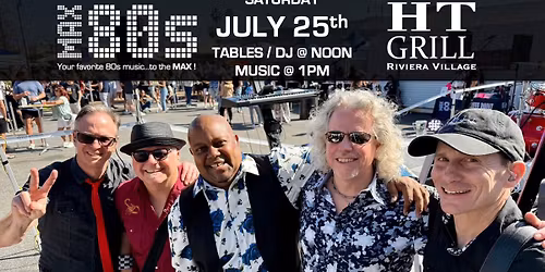 The Max80s Summer Parking Lot Party at HT Grill is BACK!