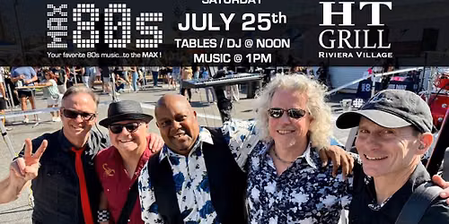 The Max80s Summer Parking Lot Party at HT Grill is BACK!
