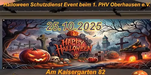 Halloween Schutzdienst \ud83c\udf83 Event beim 1. PHV Oberhausen