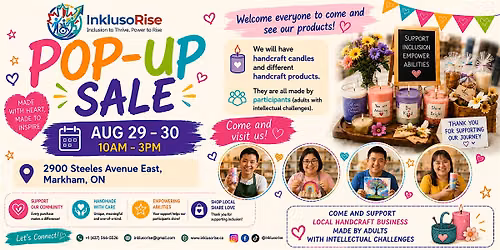 Pop-up sales