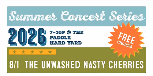 The Unwashed Nasty Cherries at the Paddle Hard Yard