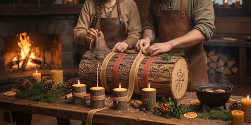 Pagan Yule Log workshop
