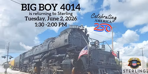 Big Boy 4014 "Coast to Coast" tour in Sterling