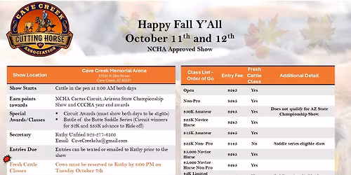Happy Fall Y'all Circuit Show