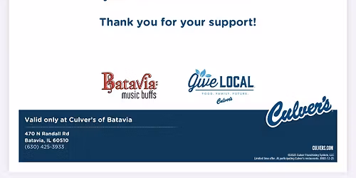 Culver\u2019s Dine-Around