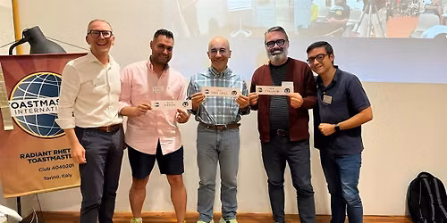 Public Speaking and Leadership - Toastmasters International (English)