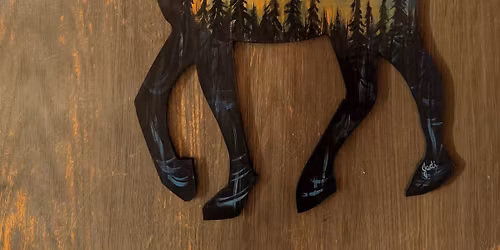 EVENT is FULL. Wooden Moose $45.