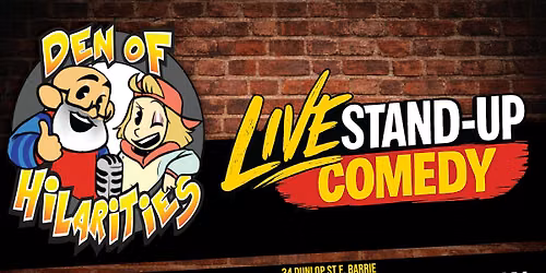 Live Comedy with Den of Hilarities