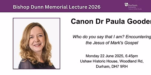 Bishop Dunn Memorial Lecture - Canon Dr Paula Gooder