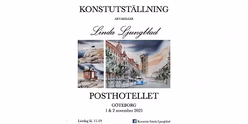 Konstutst\u00e4llning Posthotellet Linda Ljungblad