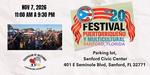 Festival Puertorrique\u00f1o y Multicultural #20 Sanford Fl