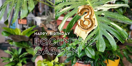 Eccentric Garden Turns 3!