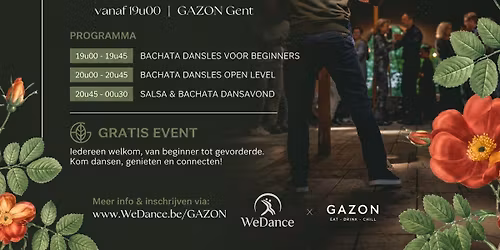 WeDance @ GAZON zaterdag 30\/05\/2026