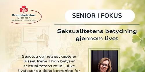 SENIOR I FOKUS  \u2999  Seksualitetens betydning gjennom livet