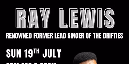 Ray Lewis from The Drifters 