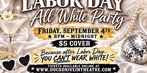 Labor Day Weekend: All White Party at the Speakeasy