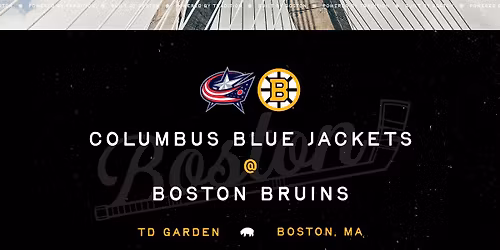 Columbus Blue Jackets vs. Boston Bruins