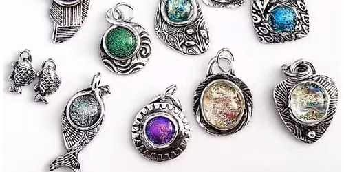 Colorful Dichroic Glass Pendant Workshop | Ages 13-Adult