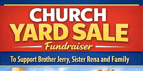Yard sale fundraiser